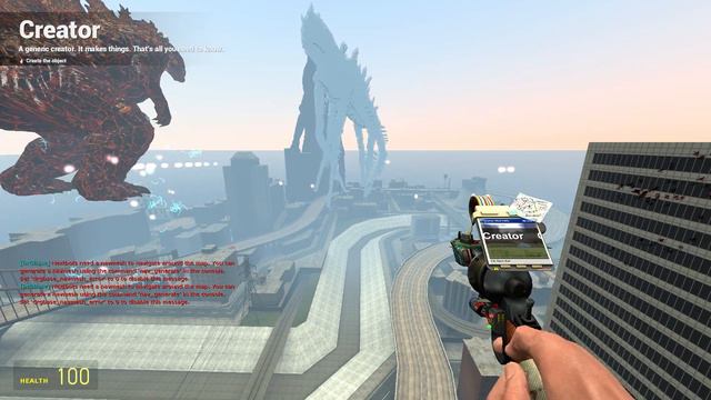 Godzilla VS Trever Henderson's Giant Creatures Fight Garry's Mod смотреть онлайн