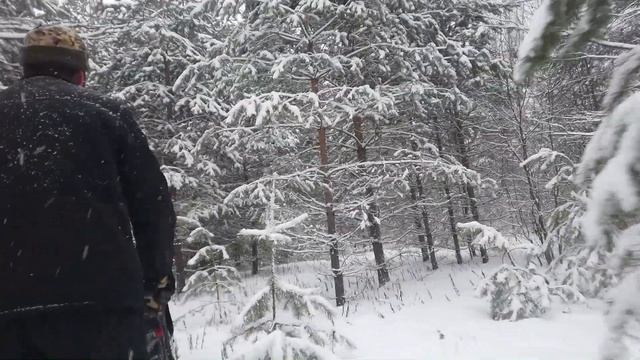 Жизнь в рязанской глубинке. Катаемся с супругом на мотособаке. смотреть онлайн