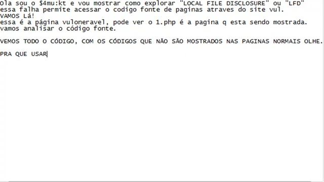 [Tutorial] Explorando Local File Disclosure / / www.inw-seguranca.com смотреть онлайн