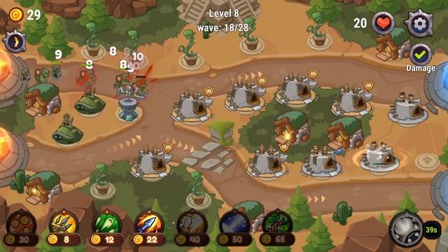 Defense Legend Myth TD level 8 смотреть онлайн