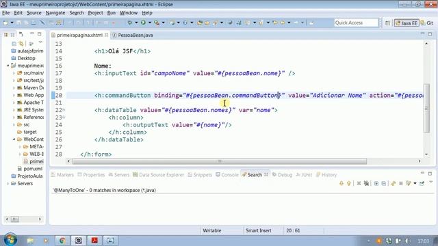 Componentes backing bean jsf (JavaServer Faces) смотреть онлайн