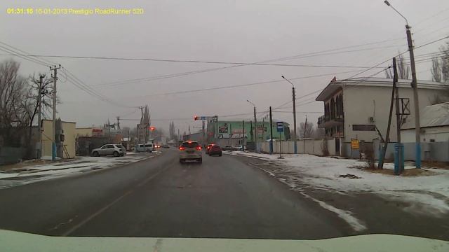 Казахстан, Тараз, прогулка по городу на авто (Taraz/Джамбул) - февраль 2021 смотреть онлайн