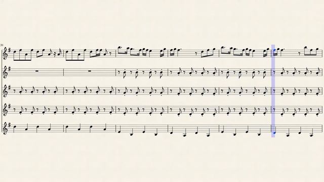 Everything At Once, Clarinet Sheet смотреть онлайн
