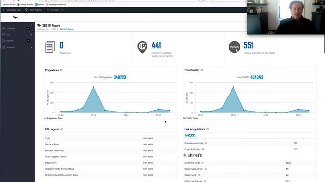 Alpha SEO Dashboard Overview