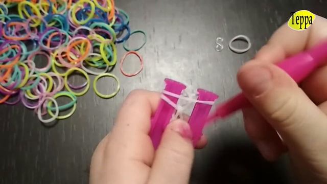 Урок №10 Украшение из резинок для яиц