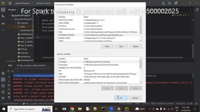 ERROR: Python worker failed to connect back How to solve this issue in Pyspark смотреть онлайн