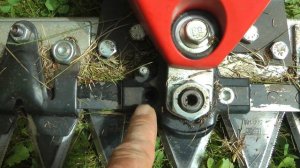 AL KO 875 111 Scythe mower in operation