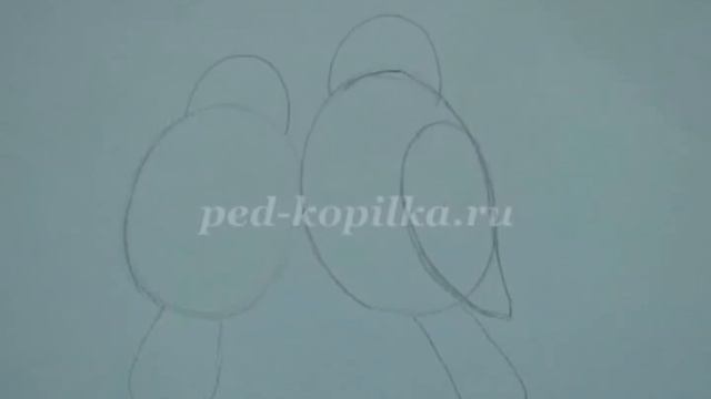 Обучающий ролик по рисованию снегирей смотреть онлайн