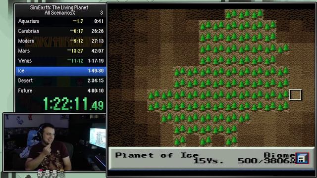SimEarth: The Living Planet (SNES) speedrun in 2:48:14 смотреть онлайн