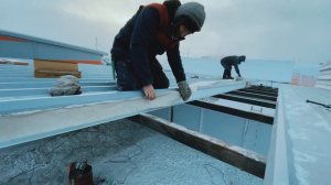 Монтаж сэндвич панелей в -50/металлоконструкция/каркас