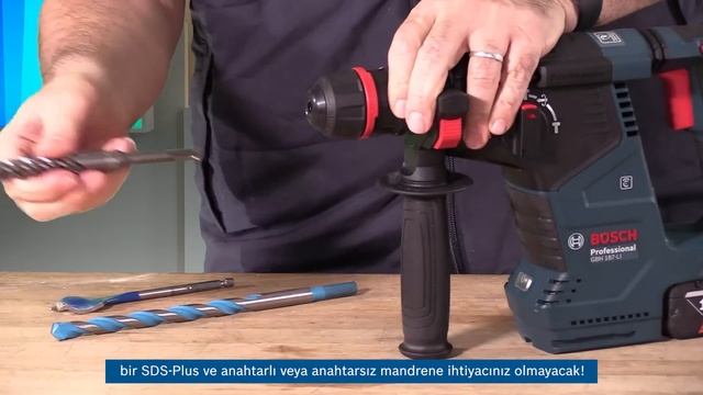 Bosch Professional Ile Eğitim: Yeni GBH 187-LI ONE CHUCK Akülü Kırıcı Delici