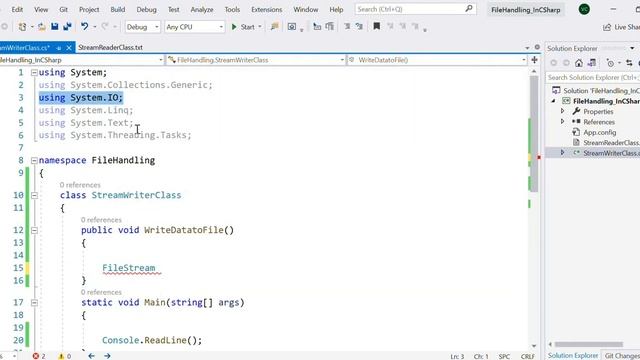File Handling in C#.Net смотреть онлайн