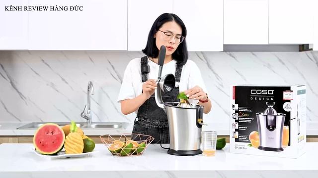 Review Máy vắt cam Caso CP330 Pro tự động công suất 160W смотреть онлайн