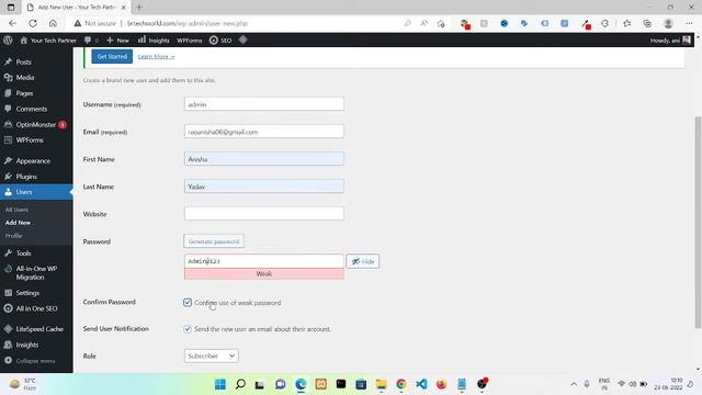 How to add new user in WordPress in 2022 | For Beginners- Explained смотреть онлайн