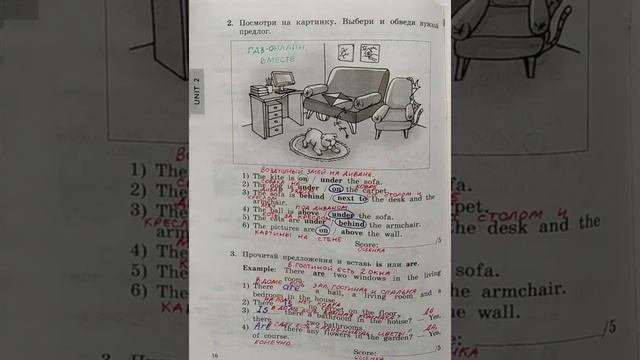 4 класс. ГДЗ. Английский язык. Рабочая тетрадь. Биболетова. Unit 2 Страницы 15-17. С комментариями