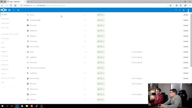 Nextcloud on DSM 6.1.4 - Installation, configuration and testing смотреть онлайн