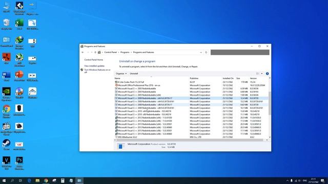 วิธีลง Microsoft Visual C++ 2015 - 2017 - 2019 Redistributable แก้เข้าโปรแกรม หรือเกมส์ไม่ได้ смотреть онлайн