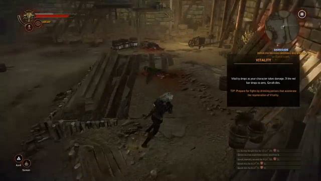 The Witcher 2 Combat Basics - Striking and Parrying - The Witcher 2 Tutorial [HD] [720p] смотреть онлайн