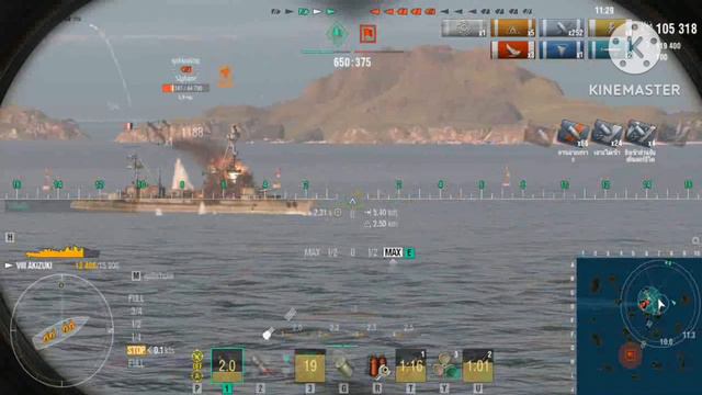 World of Warships/ AKIZUKI🇯🇵 смотреть онлайн