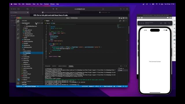 How to download Files in React Native || Android || iOS смотреть онлайн