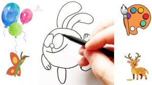 Рисуем Смешариков / учимся рисовать / Рисование для начинающих