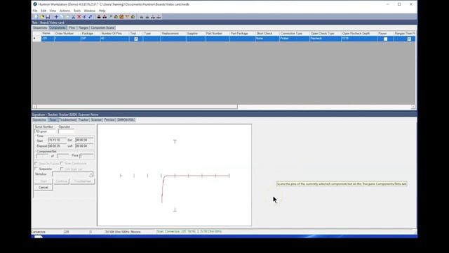 How to use a Tracker 3200S to test a PCB connector смотреть онлайн
