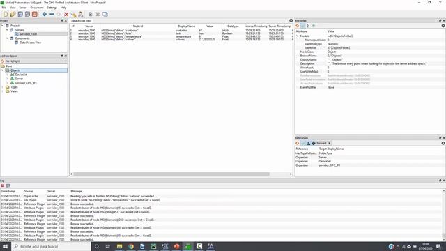 Servidor OPC UA en PLC S7-1500. Cliente python смотреть онлайн