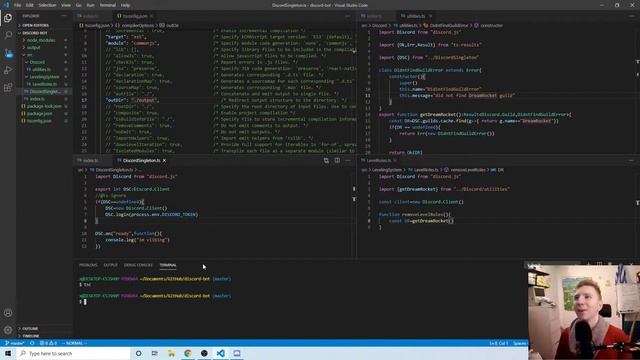 Creating Discord bot for server | Live Coding with ROcket Cat смотреть онлайн