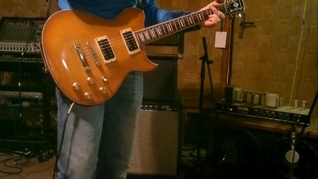 Washburn WI66 PRO в Sovtek MIG 100 модифицированный, Celestion Vintage 30 смотреть онлайн