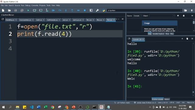 Reading Some Part of the Files in Python | Python Files | Python for Beginners in Hindi #87 смотреть онлайн