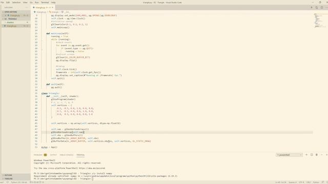 OpenGL with Python Tutorial 2: Coloured Triangle (deprecated) смотреть онлайн
