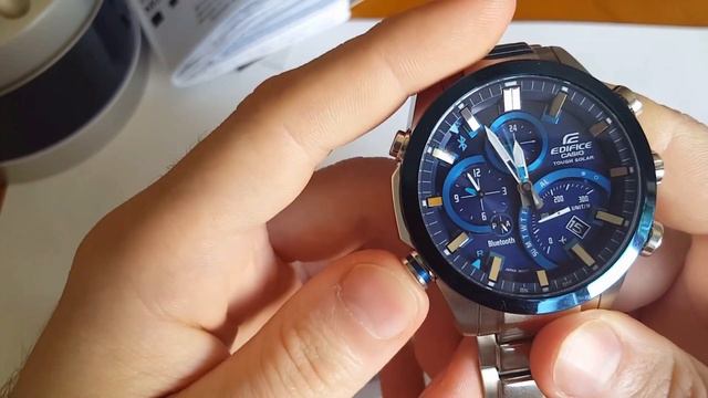 Обзор и настройка часов с Bluetooth CASIO EDIFICE EQB-500DB-2A (Review)
