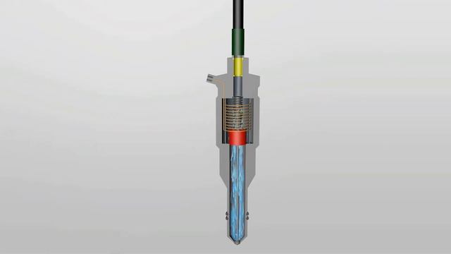 Работа форсунки с электромагнитным клапаном. смотреть онлайн