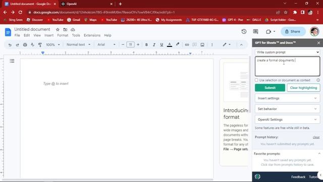How To Utilize Google Doc With Openai Gpt-4/gpt 3.5 Turbo смотреть онлайн