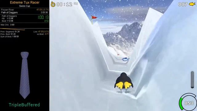 Extreme Tux Racer 0.7.1 - Swiss Cup - 01:56.52 смотреть онлайн
