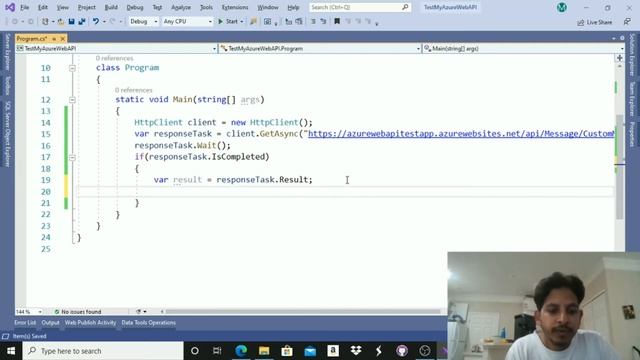 Calling Web API from C# Simple Console Application смотреть онлайн