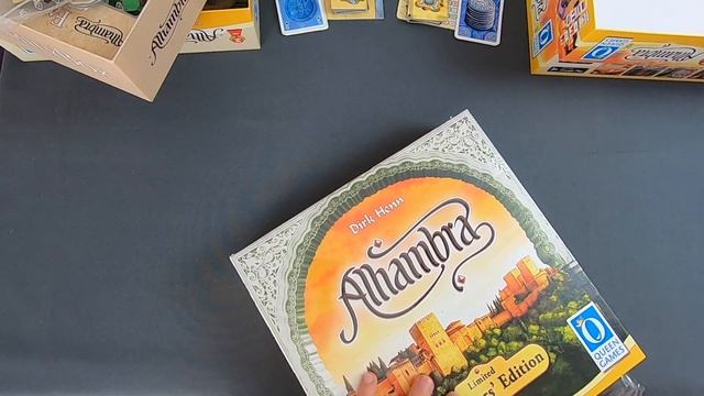 #FirstLook - Alhambra Limited Designers' Edition - Vergleich der Editionen (Queen Games 2019) смотреть онлайн