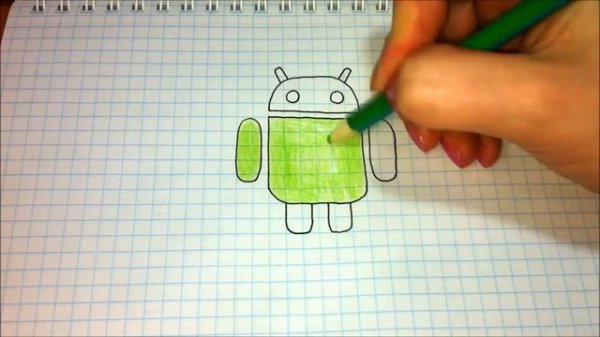 How to draw ANDROID Easy drawings #315