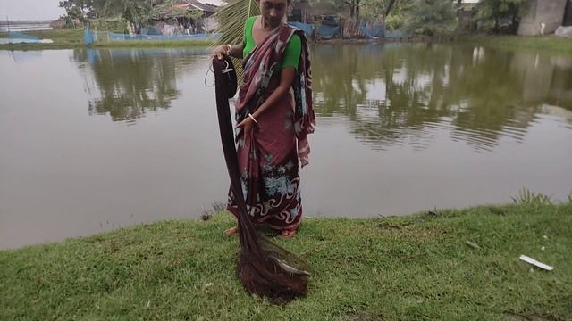 Cast Net Fishing Video | Traditional Fish Catching With A Cast Net by Beautiful Natural Pond смотреть онлайн