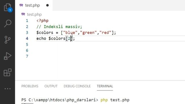 PHP 40-dars. Indeksli massiv смотреть онлайн