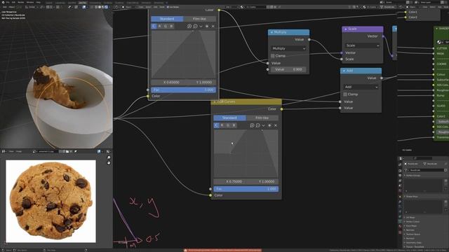 Nodevember Day 1 Cookie Timelapse - Blender Vector Displacement смотреть онлайн