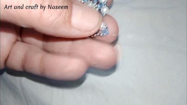 Crafting a Unique White and Blue Pearl Bracelet – Step-by-Step Tutorial смотреть онлайн
