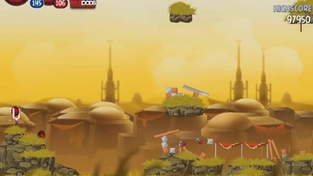 Angry Birds Star Wars 2 Level PM-16 Master Your Destiny 3 Star Walkthrough смотреть онлайн