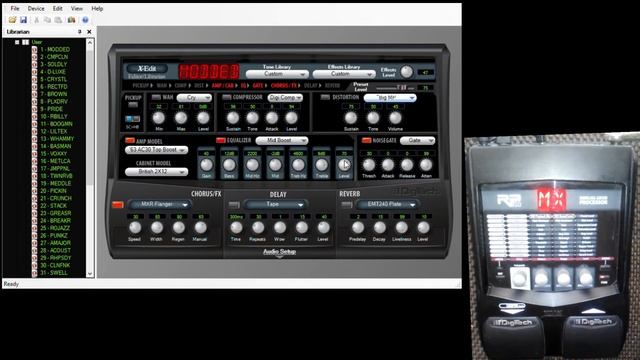 Digitech RP155 Test (con X-edit)