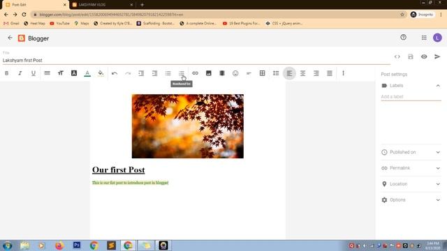 How to create Blog in Google Blog - Add Post - Set, Change and Redirect Permalink Malayalam смотреть онлайн