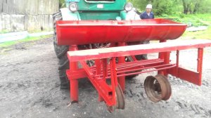 Картофелесажалка для т-40