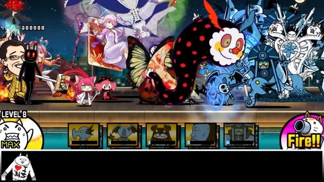 The Battle Cats - All Collaboration VS Aku Bosses! смотреть онлайн