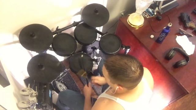 "PARDON ME"-INCUBUS (DRUM COVER-DRUMLESS TRACK) Alesis Nitro Kit смотреть онлайн