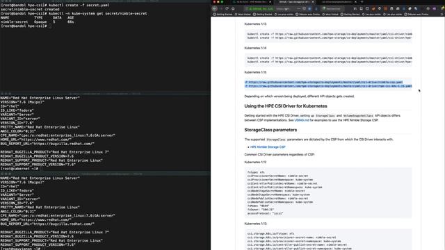 HPE CSI Driver (beta) for Kubernetes with Nimble Storage and SQL Server 2019 workload смотреть онлайн