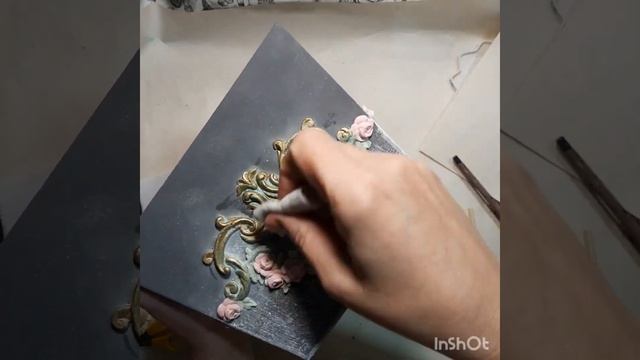 хлебница из картонной подарочной коробки из Fix price смотреть онлайн